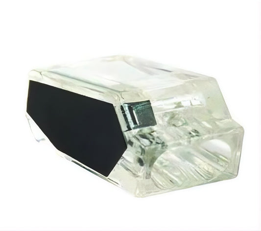 TRANSPARENT 2-pole connector, 2,5 mm²