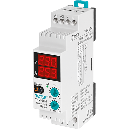 Releu digital de supracurent cu protecție la supratensiune TRM-30M