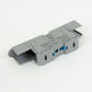 ONKA 150mm2 M12 Bloc terminal conector șină cu șurub Terminal șină DIN cu capac de protecție, gri, 1030088