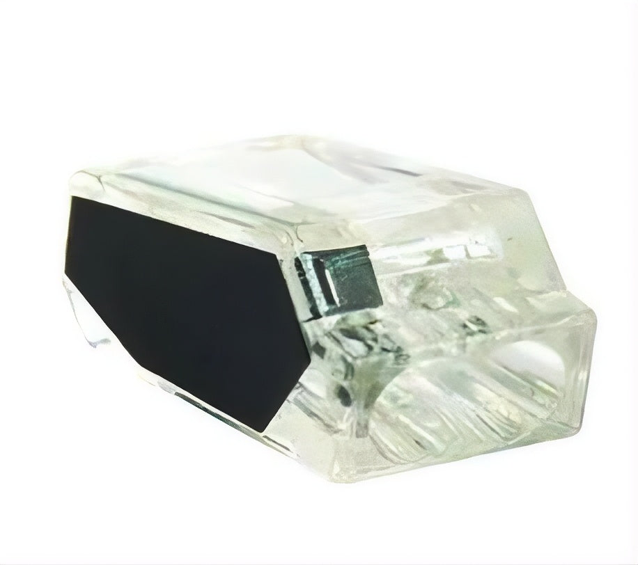 Conector TRANSPARENT cu 2 poli de 2,5 mm²