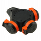 Hub de cauciuc de tip T Schuko splitter cu 3 prize 3WHS-F