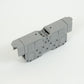 ONKA 95mm2 M8 Screw Rail Connector Terminal Block DIN Rail Terminal with Protective Cover, Gray, 1030059