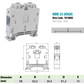 ONKA 35mm2 Screw terminal block DIN rail connector terminal 2 wires gray, 1010082