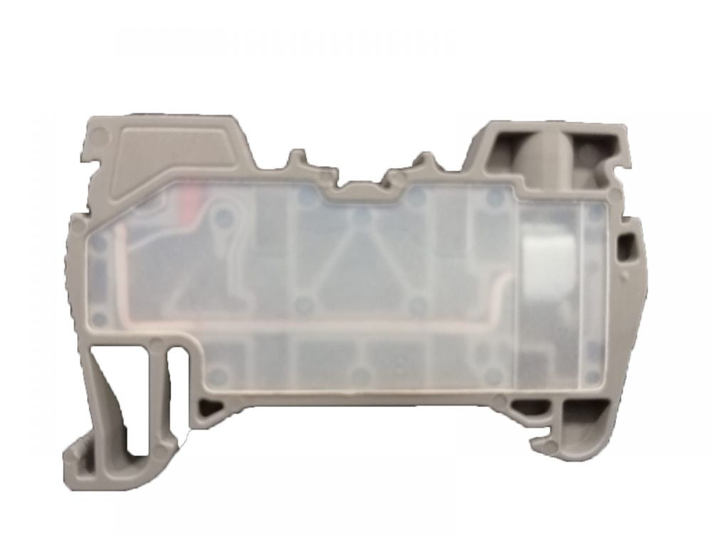 ONKA 2.5mm2 Hybrid Screw / Spring Rail Terminal Block Terminal Block DIN Rail Terminal Block 2-wire grey, 1040002