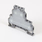 ONKA 4mm2, 2 levels DIN rail terminal block screw terminal 4 wires grey, 1010368