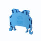 ONKA 1.5mm2 Screw Terminal Block DIN Rail Connector 2 Wires Blue, 1010005