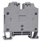 ONKA 35mm2 Screw terminal block DIN rail connector terminal 2 wires gray, 1010082