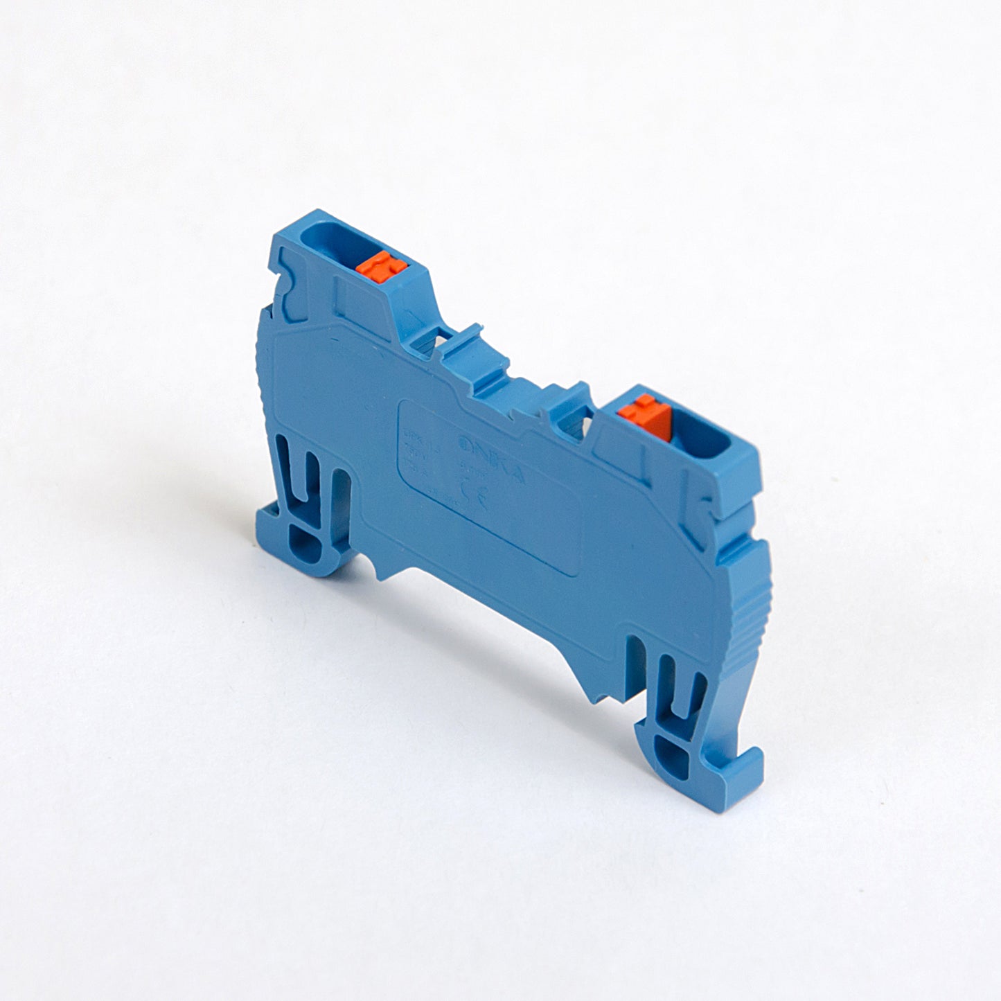ONKA 1.5mm2 spring connector for rail terminal block DIN rail terminal 2 wires blue, 1020005