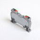ONKA 4mm2 conector cu arc pentru șină, bandă terminală pentru șină DIN, bandă terminală cu 2 fire gri, 1020024
