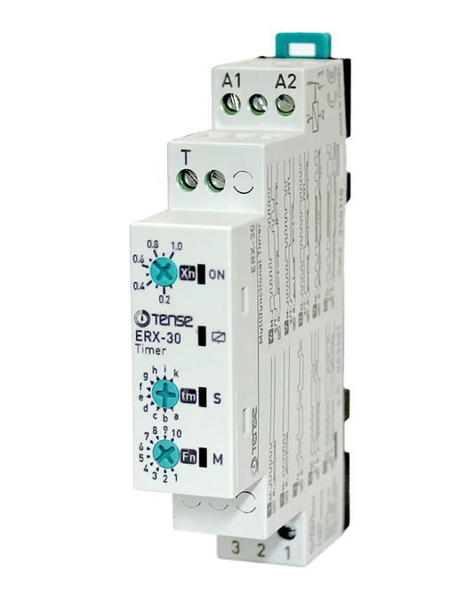 Releu de timp multifuncțional interval de timp: 0,1 s - 30 h 12V-240V AC/DC