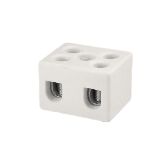 ONKA 4-6mm2 / 2-rail Steatite / Ceramic / Porcelain Connector - PORCELAIN TERMINAL BLOCK, 1070004