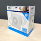 ARS - ventilator axial alb pentru baie / WC, montat pe perete, alb, cu grilă silențioasă 120mm, 180 m3/h, 340042