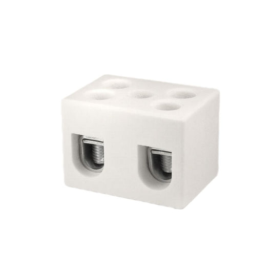 ONKA 6-10mm2 / 2-rail Steatite / Ceramic / Porcelain Connector - PORCELAIN TERMINAL BLOCK, 1070006