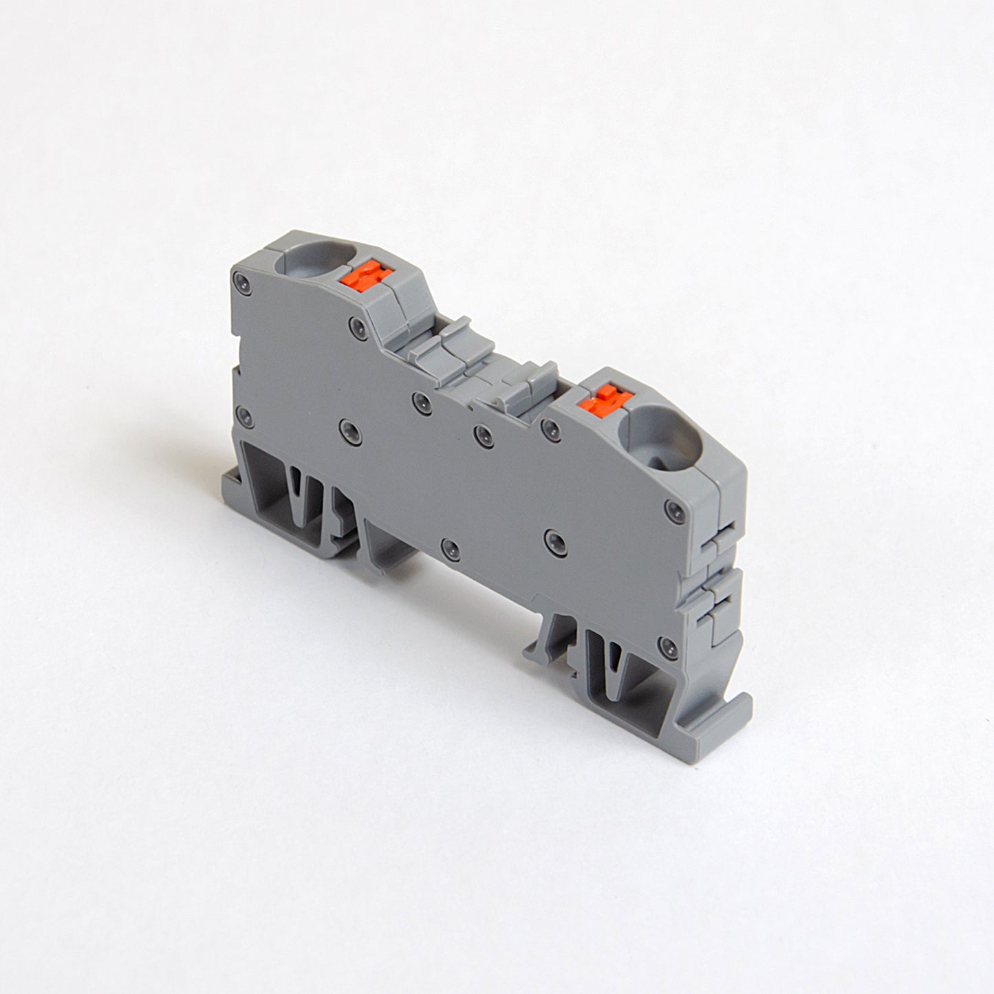 ONKA 10mm2 conector cu arc pentru șină bandă terminală pentru șină DIN bandă terminală cu 2 fire gri, 1020044