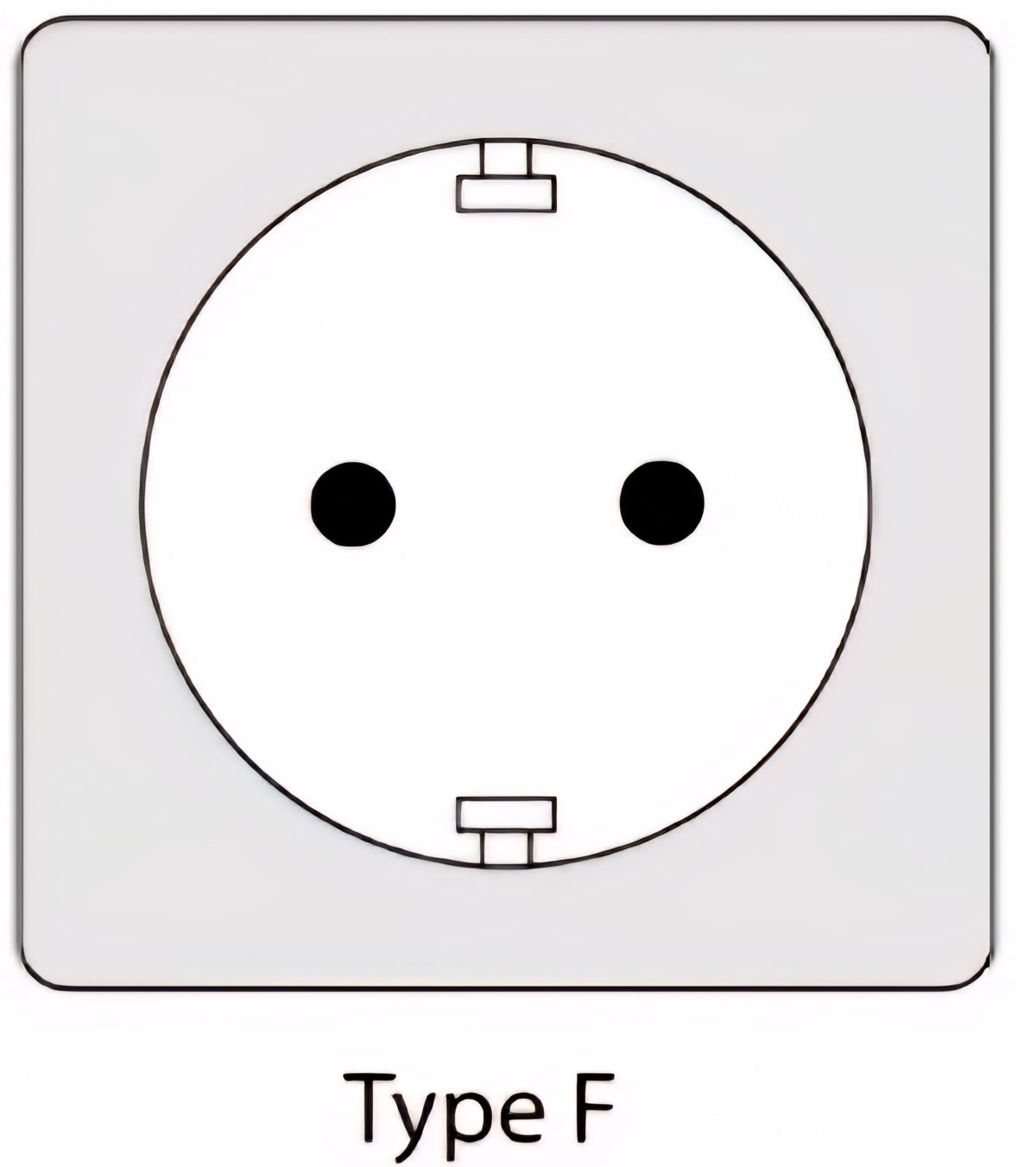 Watertight socket 2P+E, 230/220V, with grounding, IP44, with flap, blue, 250V, Schuko