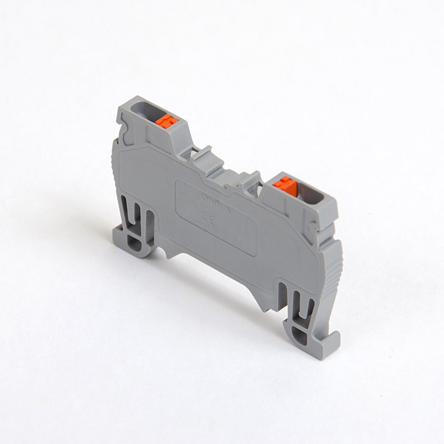 ONKA 1.5mm2 spring connector for DIN rail terminal block terminal 2 wires gray, 1020002