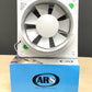 ARS-White ventilator axial pentru baie / WC montat pe perete, alb, cu grilă silențioasă 100mm, 90 m3/h, 340041