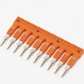 ONKA 4/10 10-way ridge bridge, insulated, universal (for spring and screw terminals 4mm2), 1060114