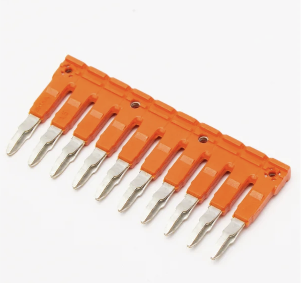ONKA 4/10 10-way ridge bridge, insulated, universal (for spring and screw terminals 4mm2), 1060114