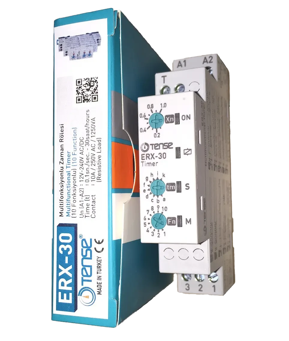 Releu de timp multifuncțional interval de timp: 0,1 s - 30 h 12V-240V AC/DC