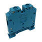 ONKA 35mm2 Screw terminal block DIN rail connector 2 wires blue, 1010085