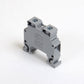 ONKA 10mm2 Conector șină cu șurub bloc terminal șină DIN terminal 2 fire gri, 1010042