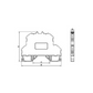 OPK-C 2,5 mm² double-spring terminal block for DIN rail