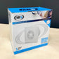 ARS-White ventilator axial pentru baie / WC montat pe perete, alb, cu grilă silențioasă 100mm, 90 m3/h, 340041