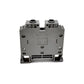 ONKA 25mm2 Screw Rail Connector Terminal Block DIN Rail Terminal 2 Wires Gray, 1010062